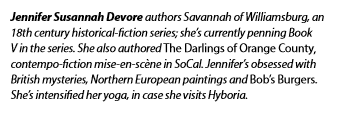 Jennifer Susnnah Devore's byline #10 for the Official SDCC Souvenir Book. July 2020