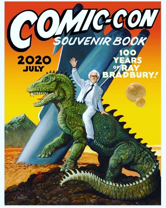 SDCC 2020 Souvenir Book, Comic-Con. Artwork: William Stout. Layout: CCi/Sassaman