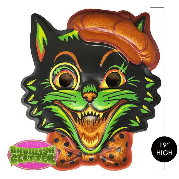 Pumpkin Puss 3D mask by Retro-a-go-go!