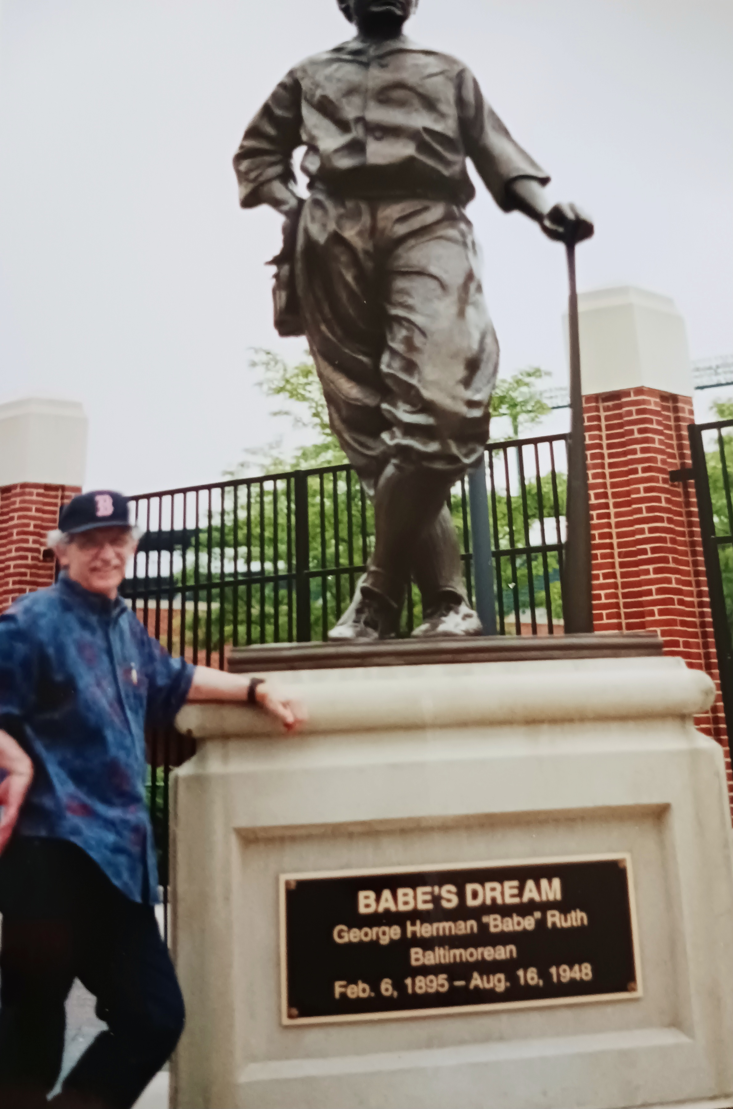 Bob's Dream. “We are all in the gutter, but some of us are looking at the stars.” - From “Lady Windemere's Fan” by Oscar Wilde. Babe Ruth Museum, Baltimore, MD. Photo: JSDevore, Spring 2002.