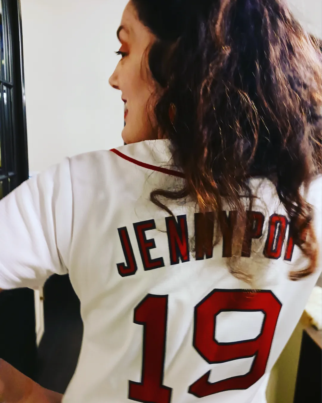 JennyPop: Red Sox girl. Photo: JSDevore, 2024.