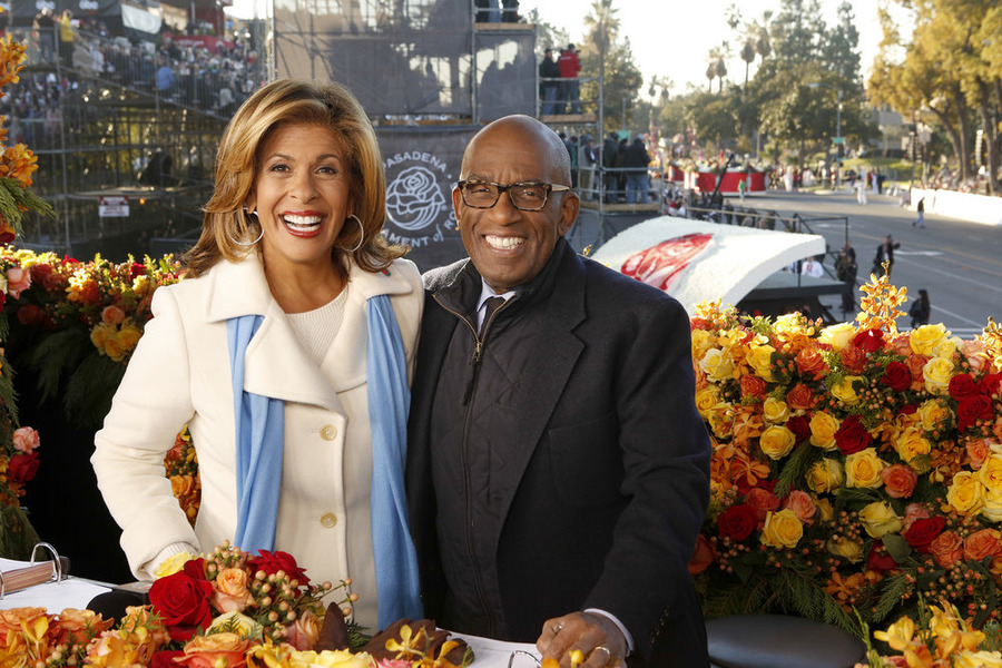 TOURNAMENT OF ROSES PARADE -- "The 126th Tournament of Roses Parade" -- Pictured: (l-r) Hoda Kotb, Al Roker -- (Photo by: Vivian Zink/NBC)